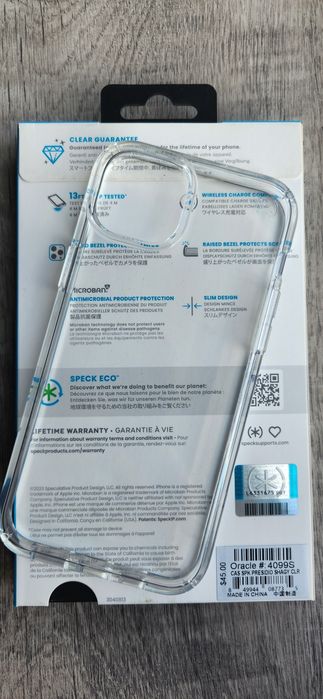 Чохол iPhone 15 plus чехол Speck Presidio Perfect Clear iPhone 14 plus