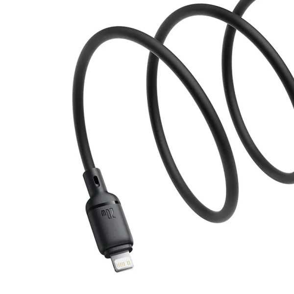 Кабель Baseus Silky Series Fast Charging Data Cable Type-C to Lightning PD 20W 1m Чорний