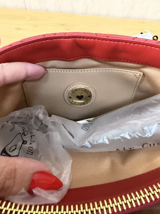 Mala Moschino Vermelha Nova