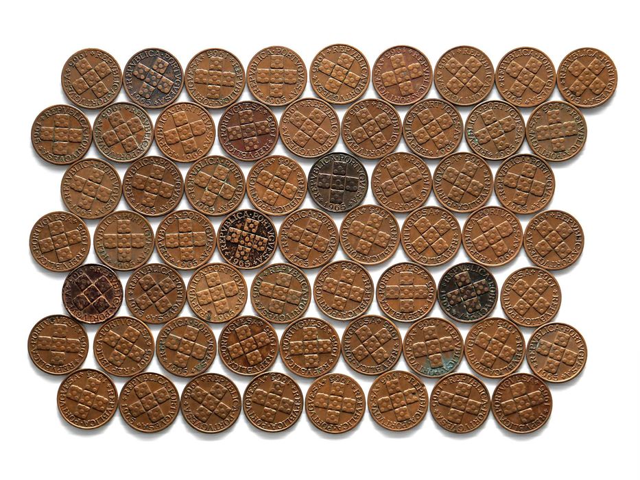 Lote de 60 Moedas 20 Centavos 1965