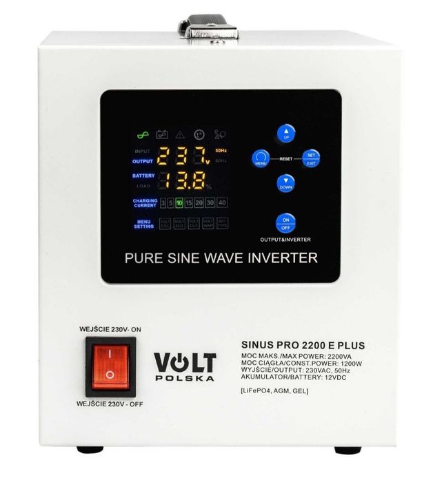 ИБП, ДБЖ, UPS, Инвертор, Volt Polska SINUS PRO 2200e PLUS 12v.