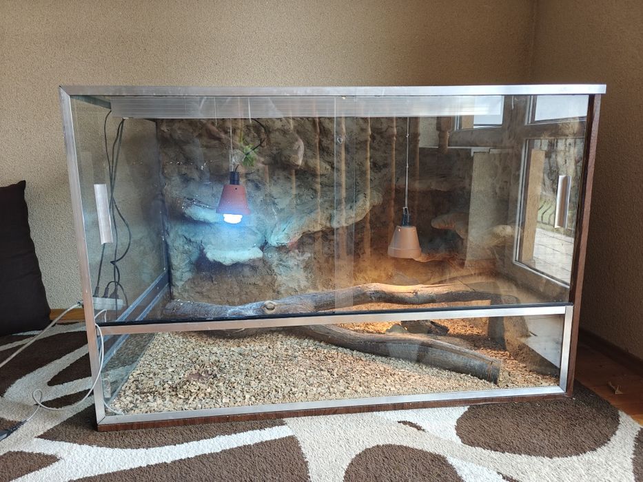 Duże terrarium 125x82x82