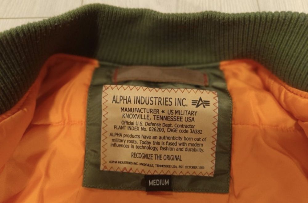 Kurtka męska Alpha Industries inc rozmiar M stan idealny
