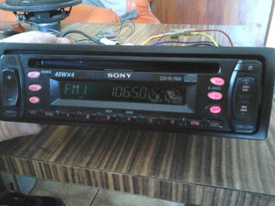 radio uzywane sony