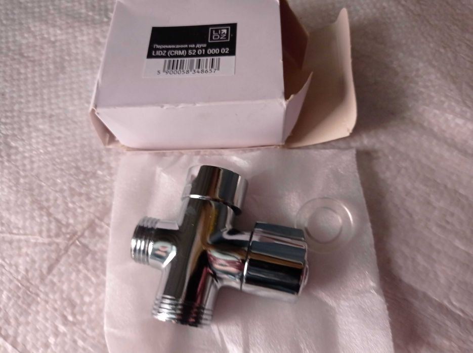 Переключатель для душа для смесителя, дивертор Lidz (CRM) 52 01 000 02: ...