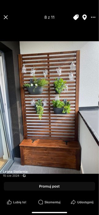 Skrzynie na balkon donice na balkon