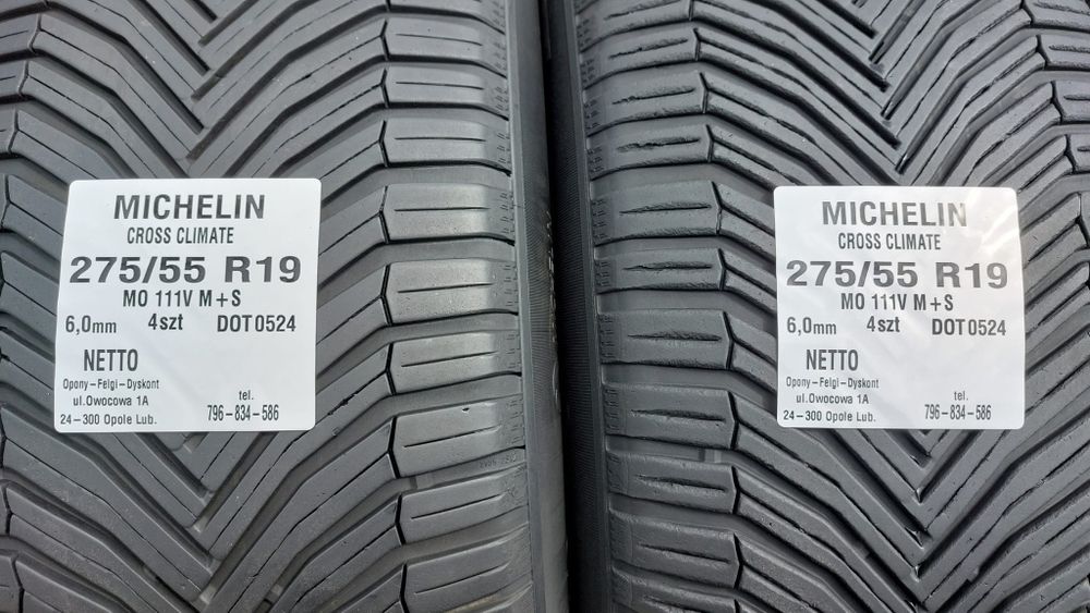 Opony Michelin 275 55 R19