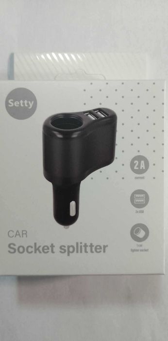 SETTY Rozdzielacz samochodowy RGS-01 2xUSB 2A