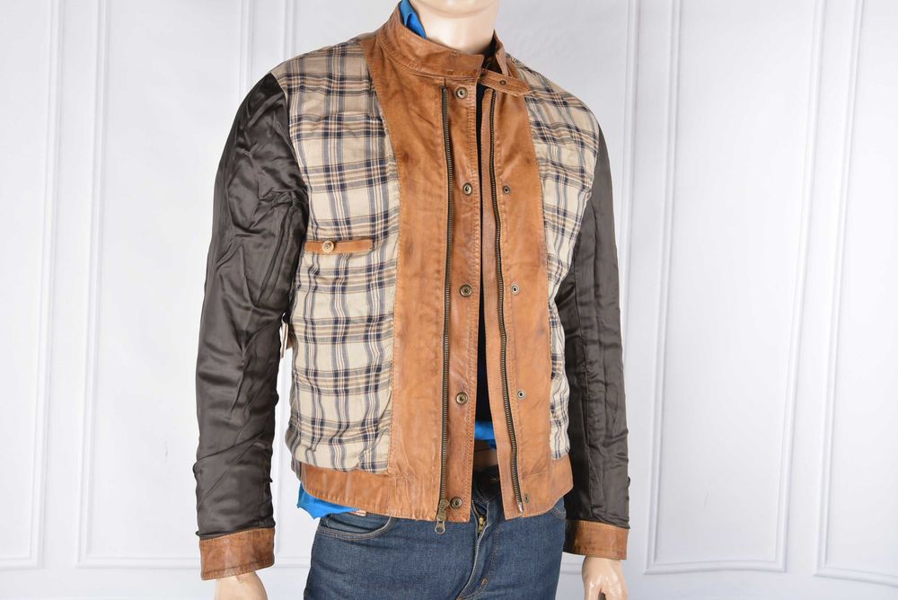 Belstaff Brad kurtka skórzana męska L 50 skóra naturalna camel oryginał