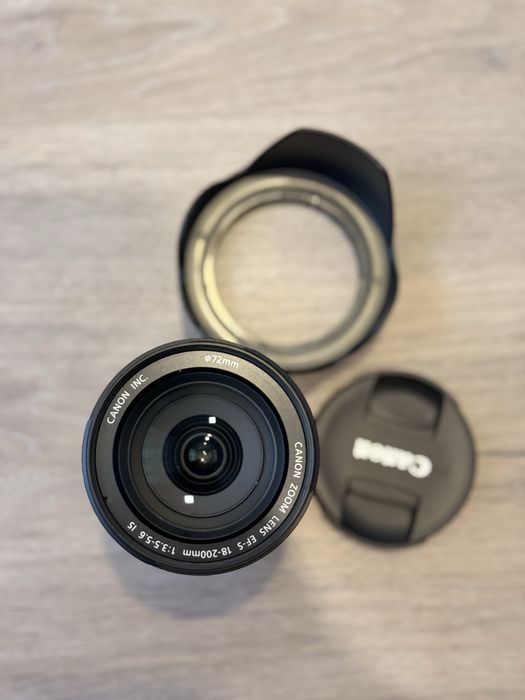 Objetiva canon 18-200, 3.5-5.6