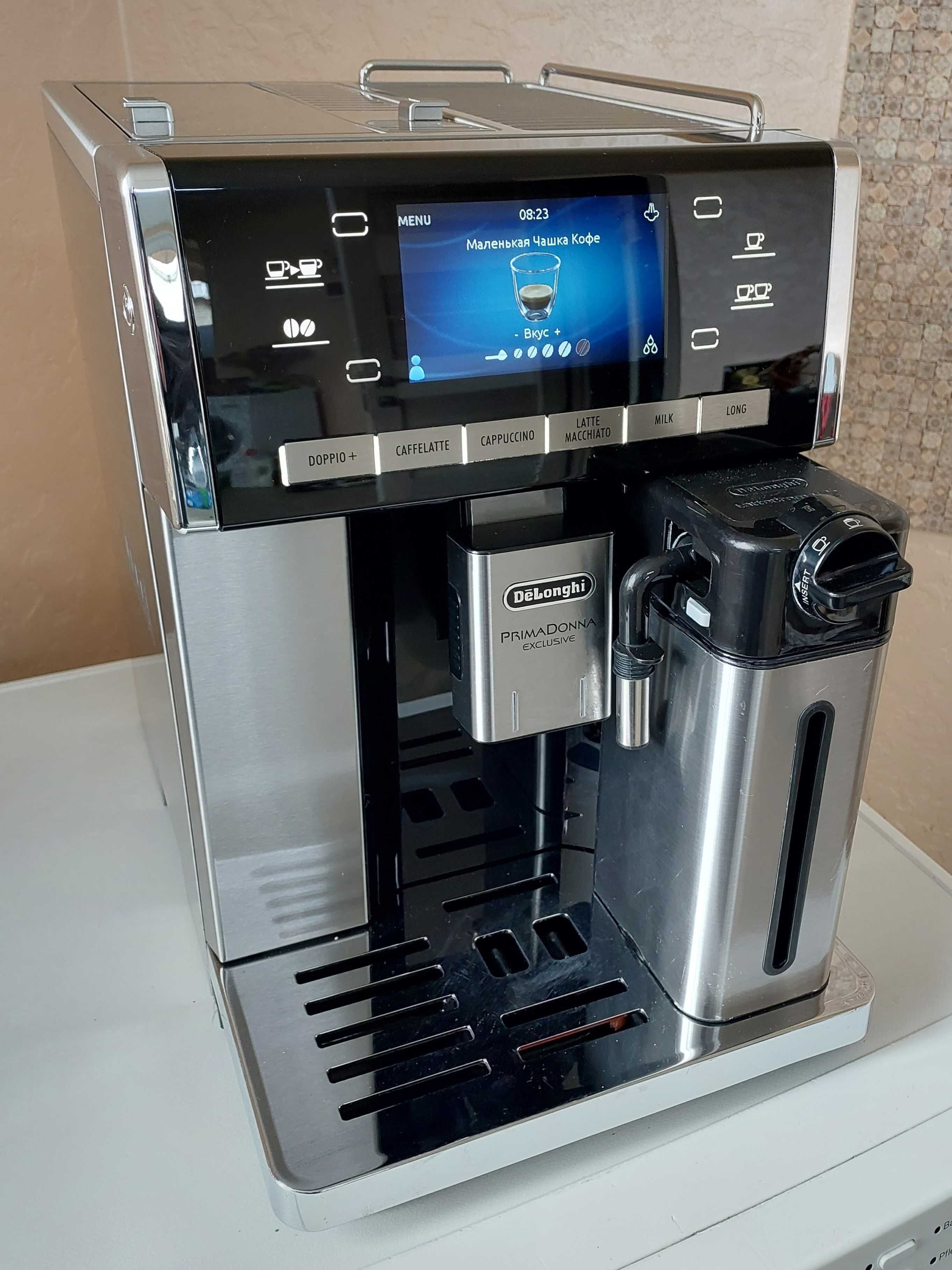 Кофемашина автоматическая Delonghi PrimaDonna Exclusive ESAM 6850.M: 19 ...