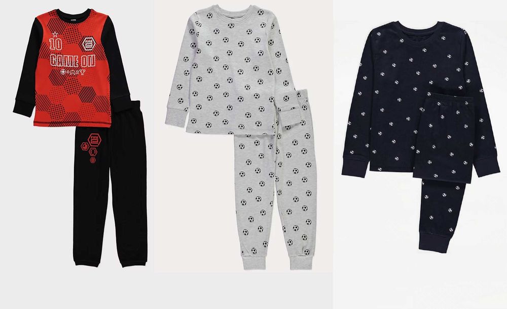 Футбольна піжама George 128, 134, 140, 146, 152, 158 164 пижама футбол
