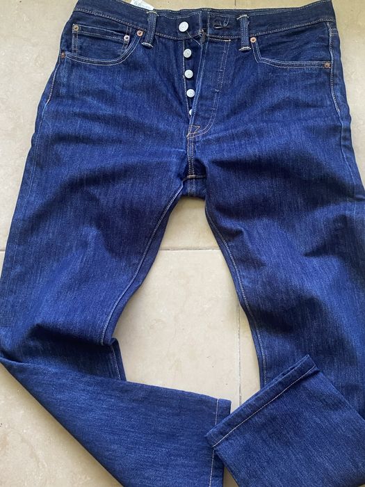 Джинси Levi's 501 Original Fit синього кольору W31 L34