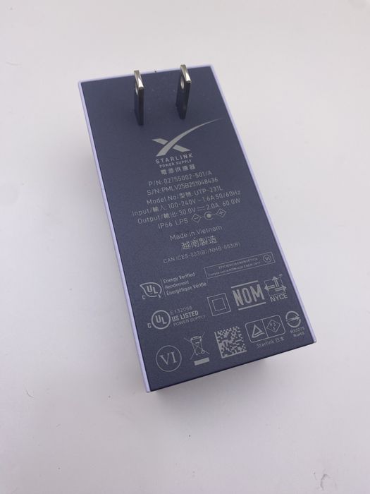 Оригинальный блок питания Starlink Mini (60W) — Новый
