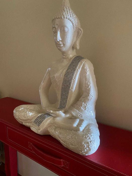 Buda branco 50cm