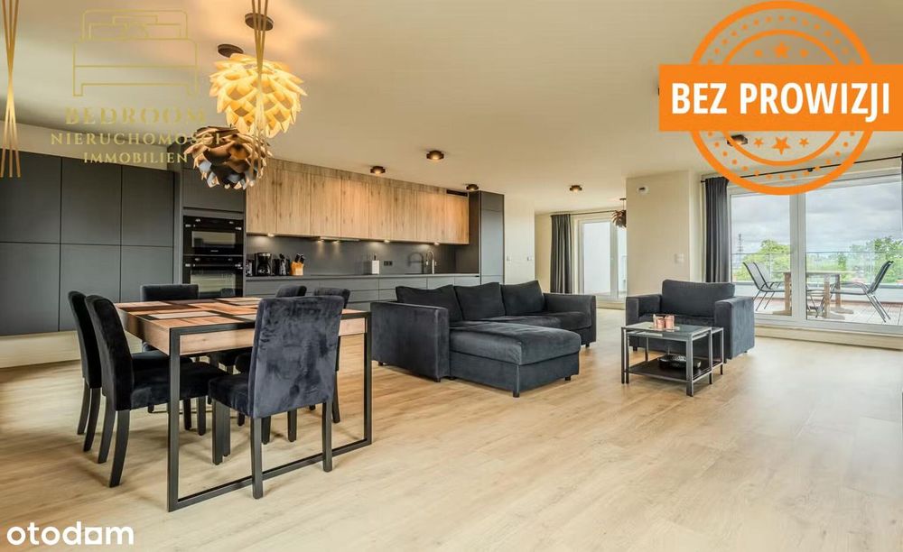 Penthouse - apartament z dużym tarasem - 4 pokoje na ostatnim piętrze