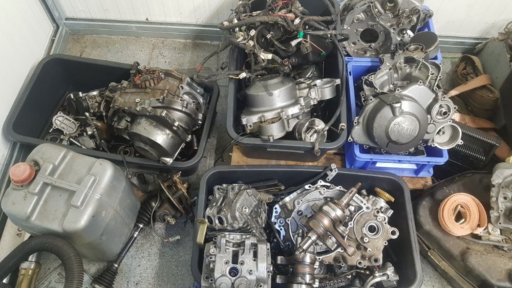 raptor 660 rama dokumenty  wahacz zwrotnica wentylator modul felga