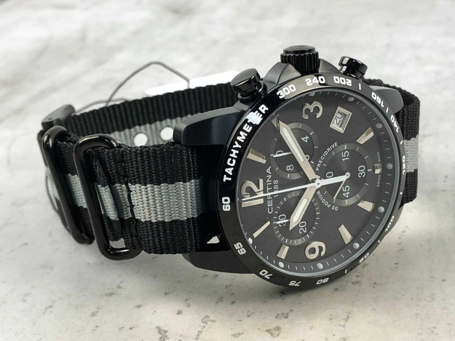 Relógio Certina DS Podium Preto (Novo)