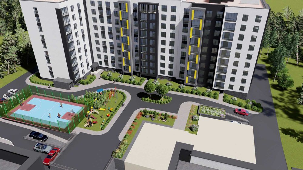 Продаж 2-кімнатної квартири в новобудові від забудовника , район Бам