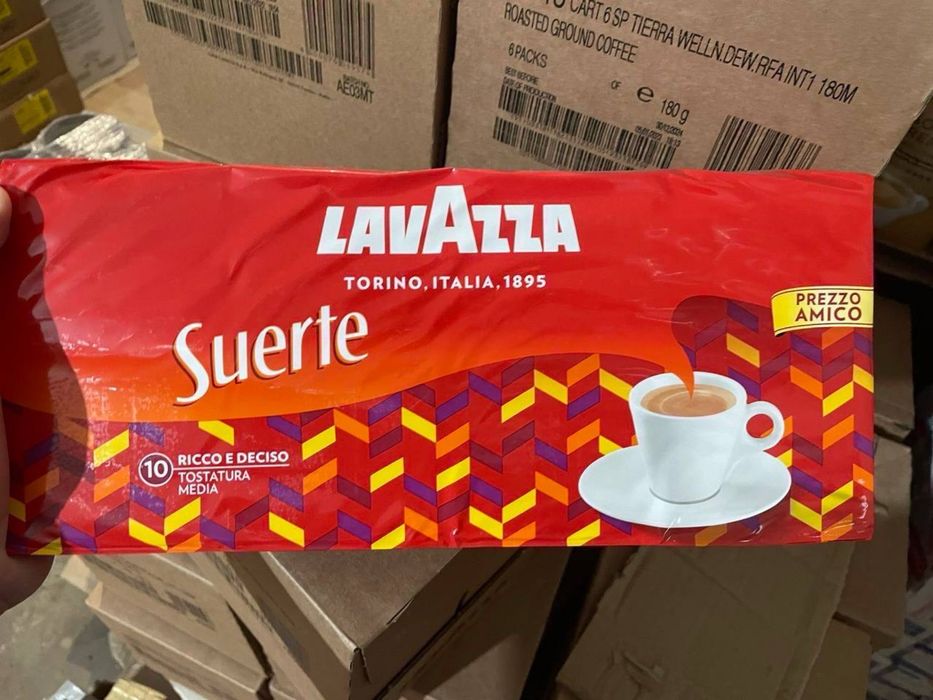 Мелена кава Лавацца суерте сталь 250г / Lavazza Suerte
