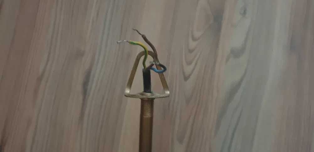 Lampa wisząca sufitowa złota 3 klosze