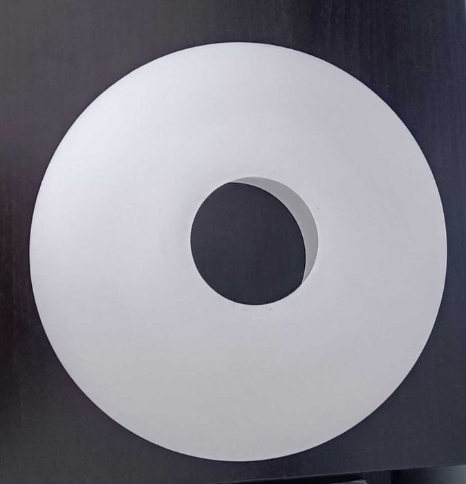 Kula klosz do żyrandola, mleczna , śr. 20,5cm