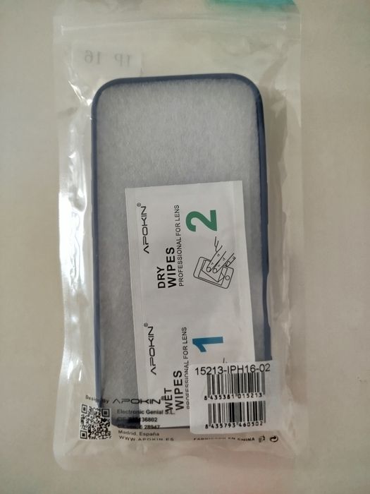 Capa iPhone 16 azul