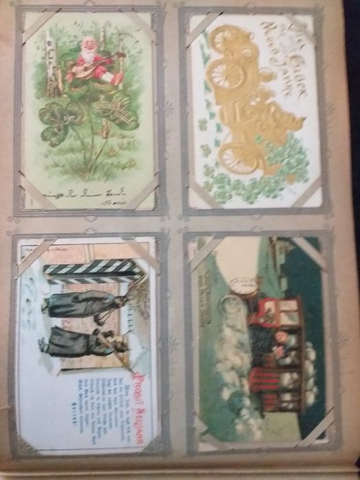 Álbum de postais estrangeiros