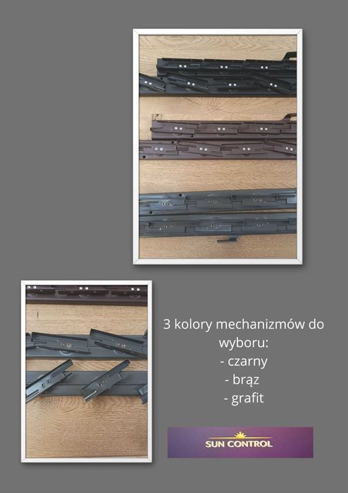 Shutters / ruchome deseczki sosnowe klasa A/ metalowe mechanizmy / wysyłka