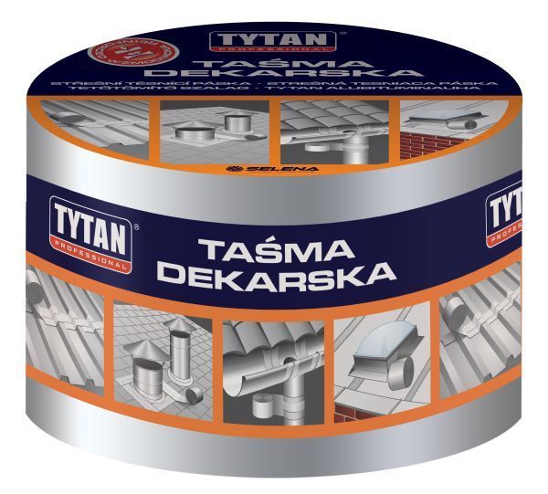 Taśma Uszczelniająca Dekarska 10Cm*10Mb Srebrna/Aluminiowa Tytan
