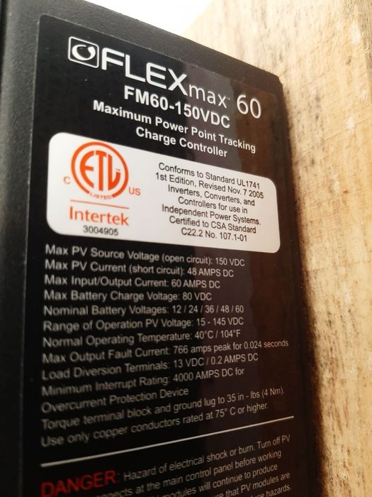 Controlador de Carga Outback Flexmax 60