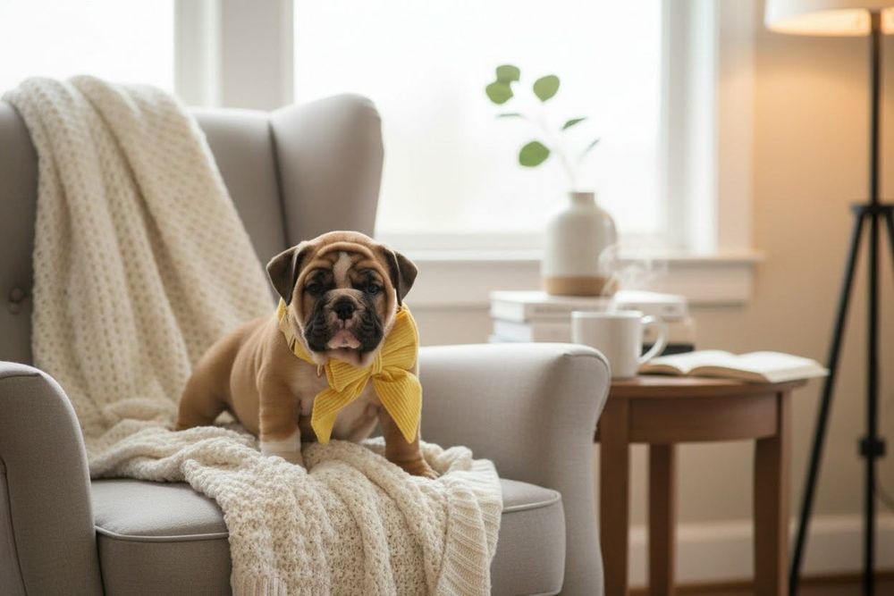 Buldog angielski suczka sprzedam.