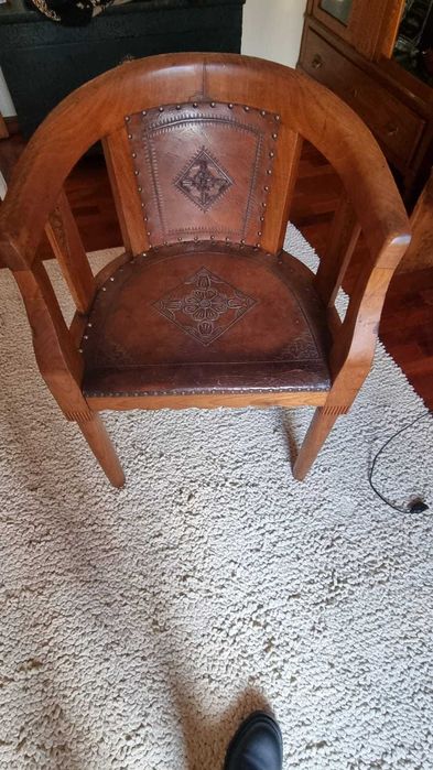 Mobiliário de escritório cerejeira vintage