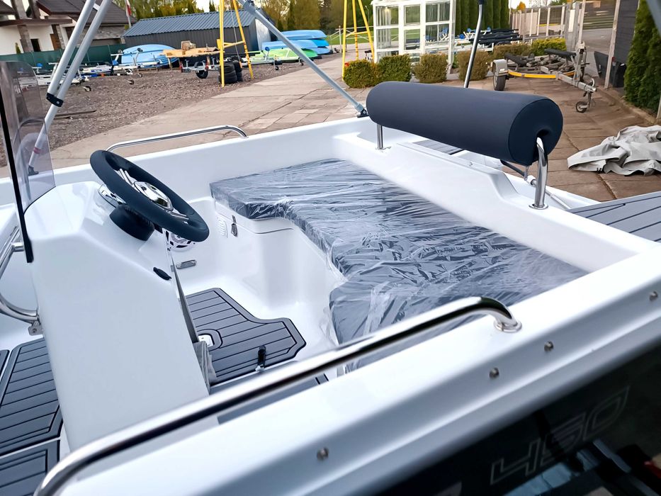 Łódź motorowa Scalar 450 w pełni  wyposażona okazja
