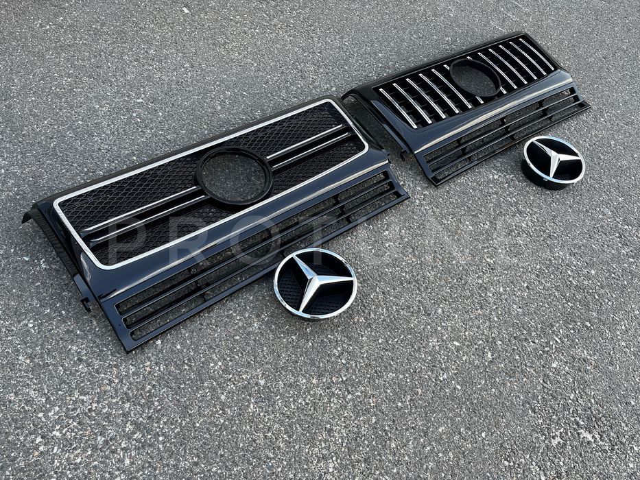 Решетка радиатора Mercedes G-Class W463 AMG G63 GT