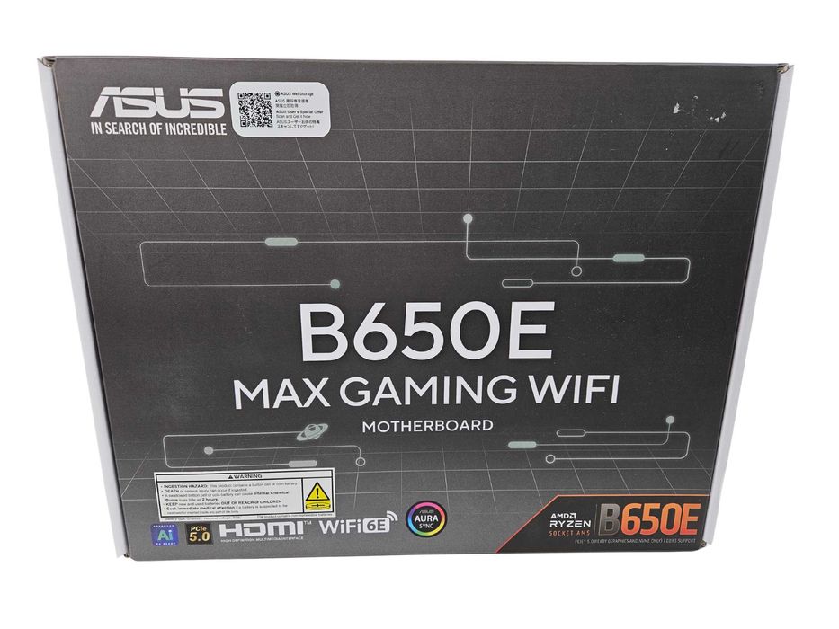Материнська плата Asus B650E MAX GAMING WIFI