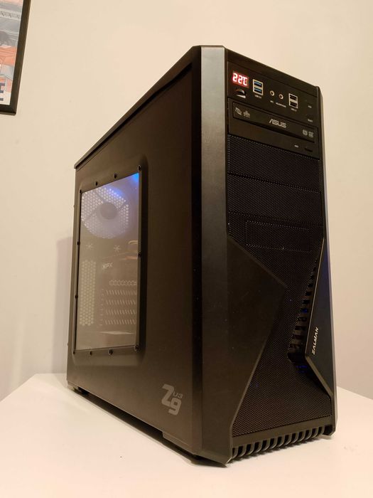 Komputer intel i5 16gb ram RX470 8gb 120gb SSD 512gb HDD RGB