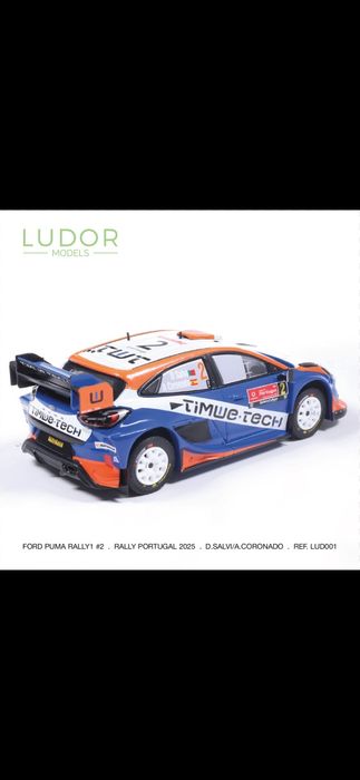 Miniatura 1;43  Rally  de Portugal 2025  Ford Puma-D. Salvi/A.Coronado