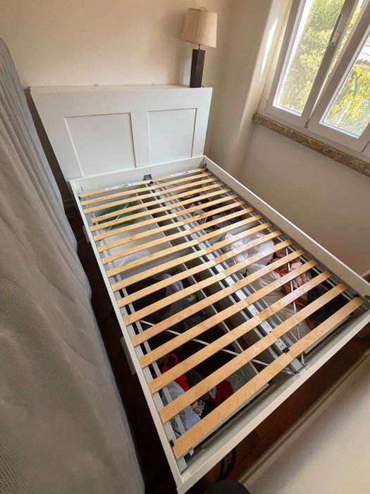 cama c/arrumação e cabeceira