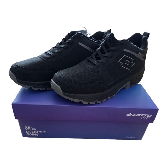 Oryginalne super buty trekkingowe Lotto, r. 44 (28,5 wkładka), czarne