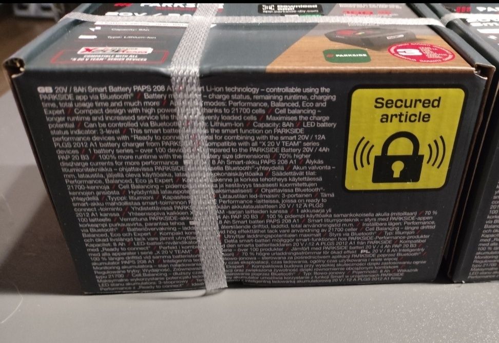 Parkside Performance PAPS 208 A1 bateria smart 8ah 20V bluetooth nowa2