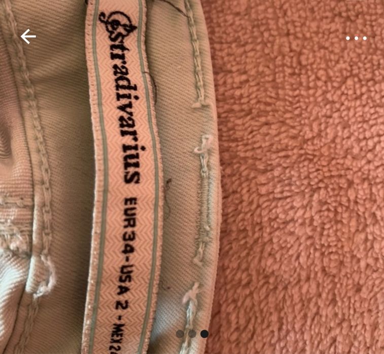 Miętowe spodnie Stradivarius