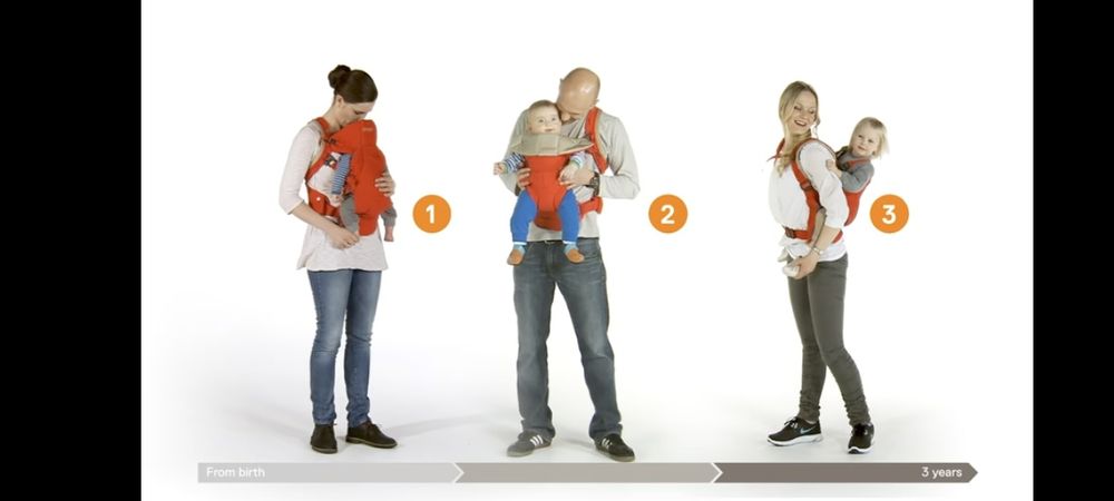 Рюкзак-кенгуру 3 в 1 Stokke MyCarrier