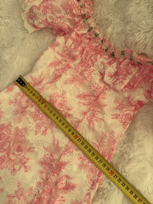 Платье кружевное Sugar Thrillz Dollskill с цветами лолита y2k dior