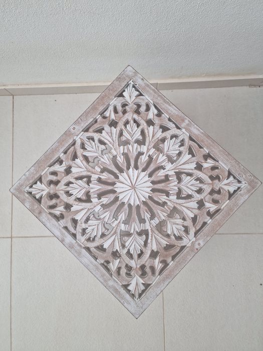 Mesa de apoio chique estilo rústico