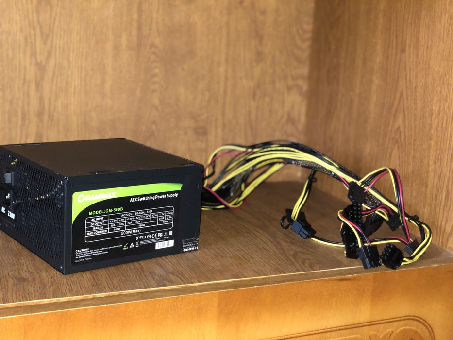 Блож живлення 500w gamemax