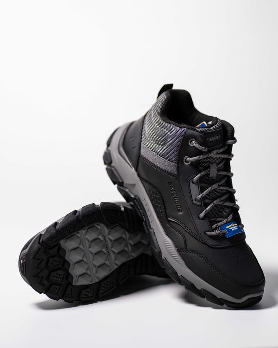 Мужские ботинки Skechers Santoro Hopkins кожаные 205587/BLK (2