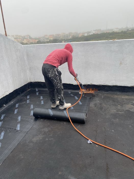 Impermeabilizacao de telhas