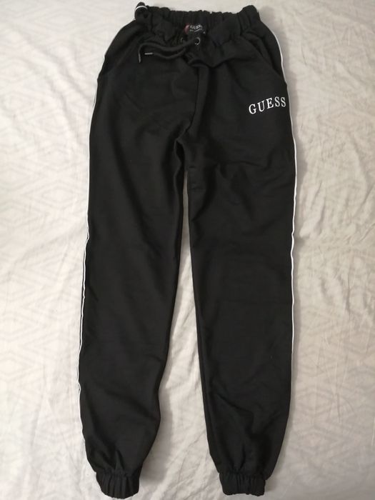 NOWE damskie spodnie dresowe Guess dres gg dresy czarne M 38