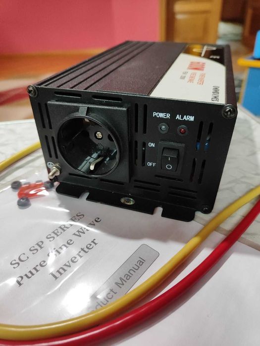 Інвертор  12В на 230В.    600ват   3000 ват  гібридний 24в  4.2 квт